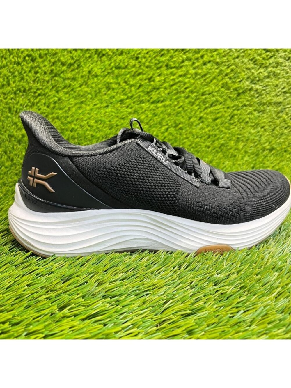 Kuru Atom 2 Womens Size 8.5 Black White Athletic Running Walking Shoes Sneakers
